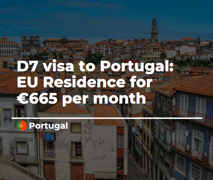 D7 visa - Passive income in Portugal