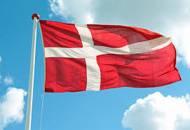 The flag of Denmark